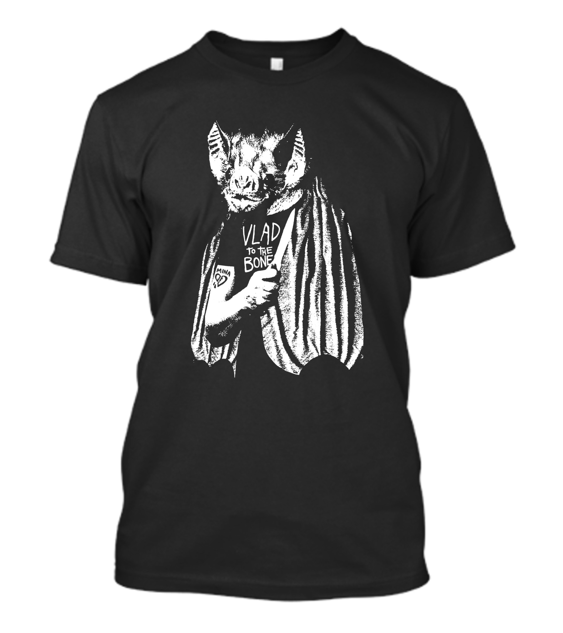 Godsteeth Vlad To The Bone Bat Halloween T-Shirt