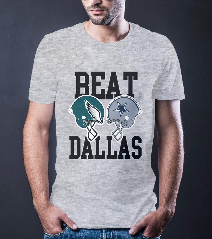 Nick Sirianni Beat Dallas Eagles Helmet Showdown T-Shirt