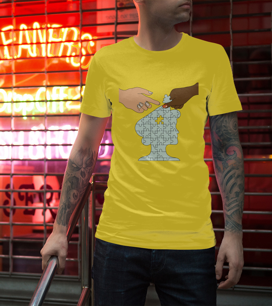 The Philanthropy Boys Club In Her Words Puzzle Head Collaboration T-Shirt