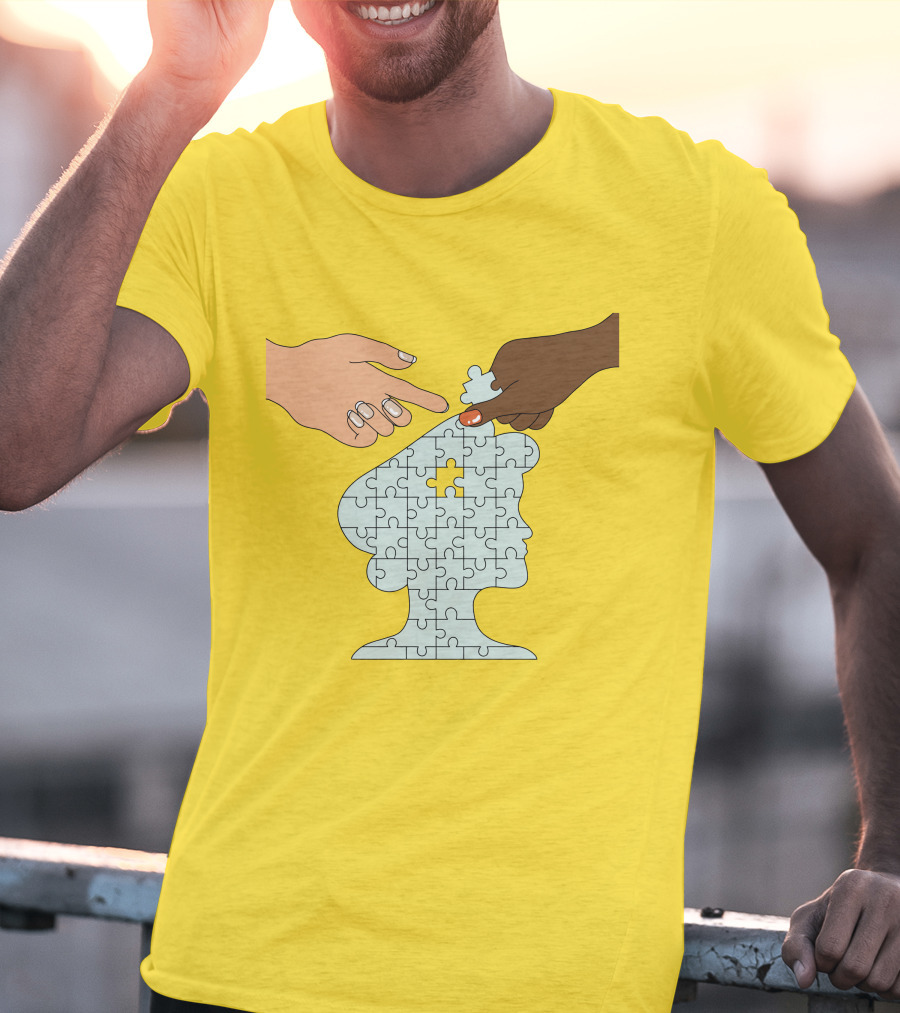 The Philanthropy Boys Club In Her Words Puzzle Head Collaboration T-Shirt