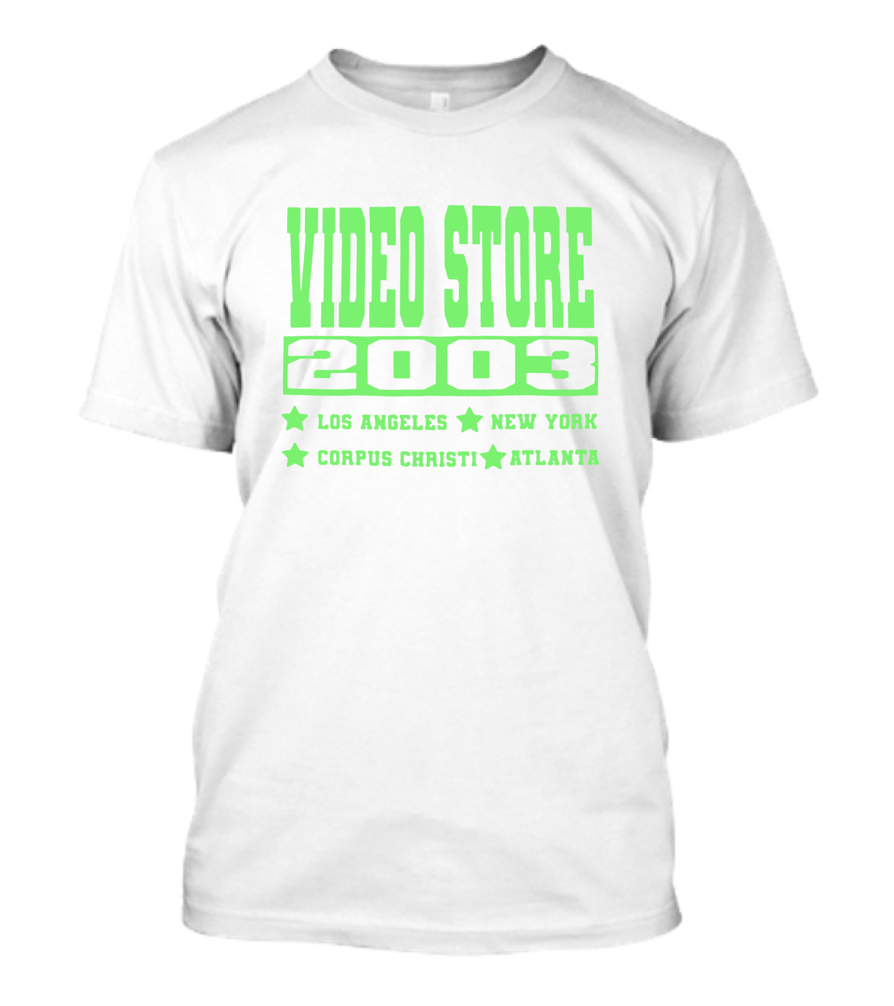 Video Store 2003 Los Angeles New York Corpus Christi Atlanta T-Shirt