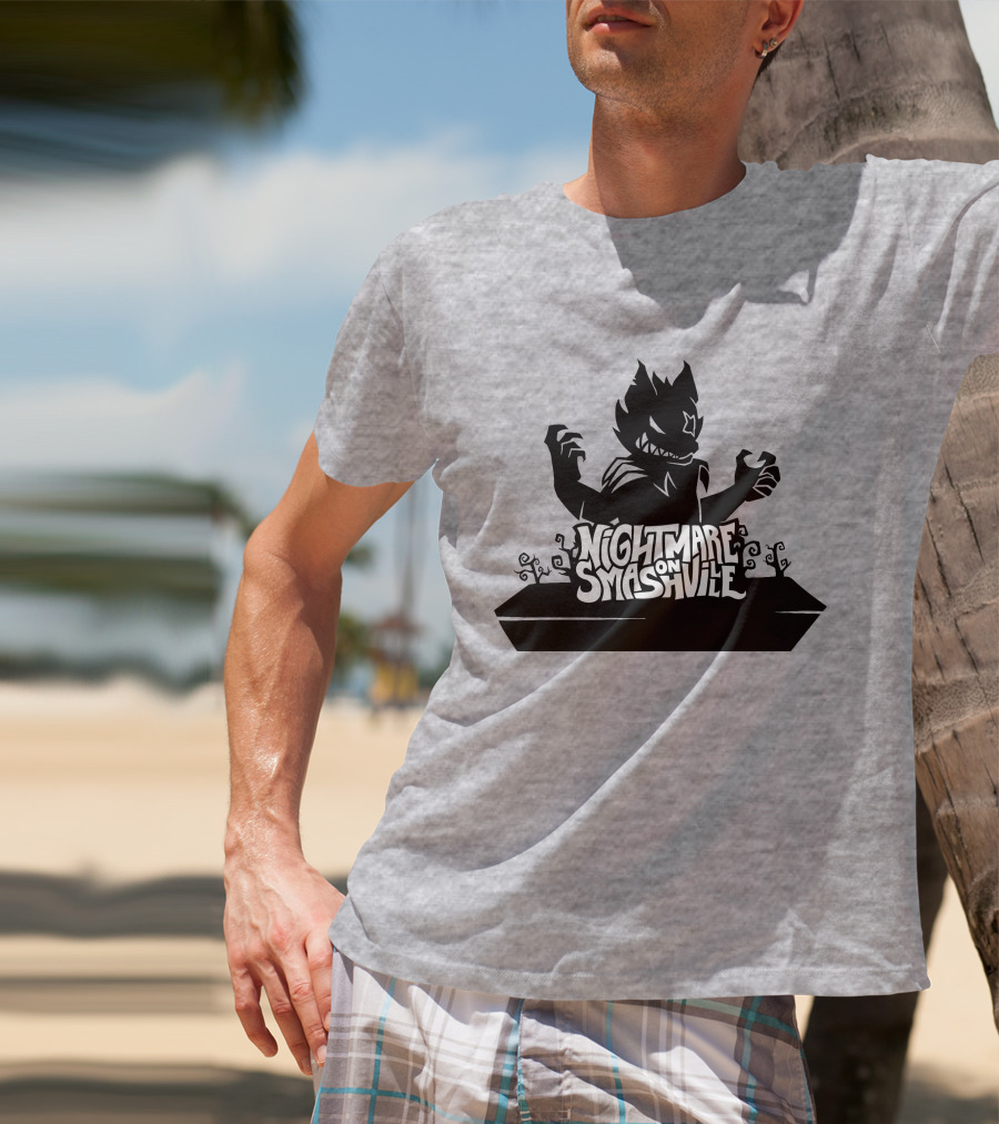 Nightmare On Smashville Werewolves Halloween T-Shirt