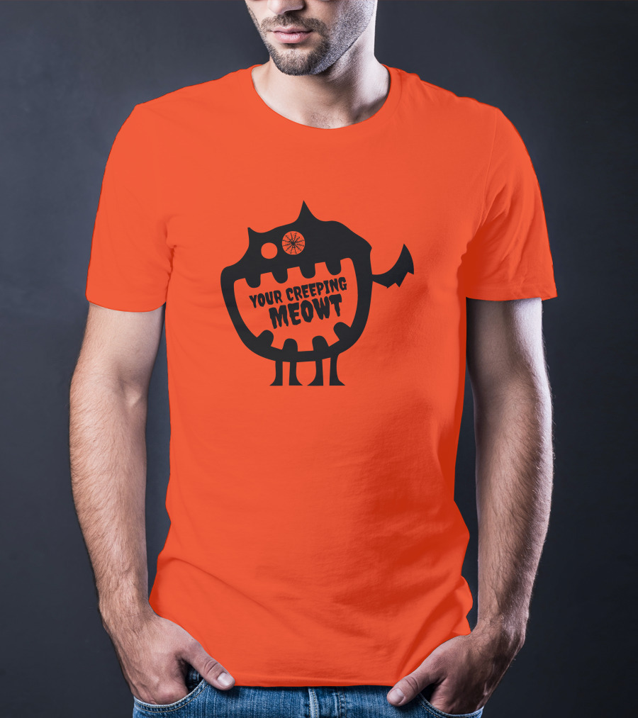 Funcky Designs Your Creeping Meowt Cat T-Shirt