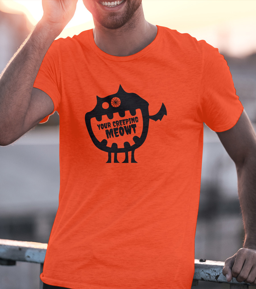 Funcky Designs Your Creeping Meowt Cat T-Shirt