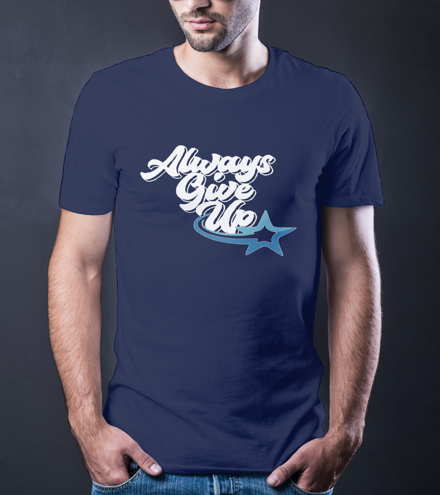 Always Give Up Star Swoosh T-Shirt