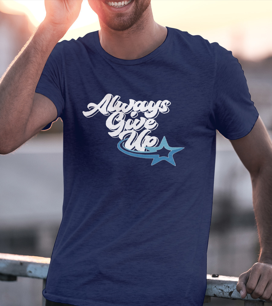 Always Give Up Star Swoosh T-Shirt