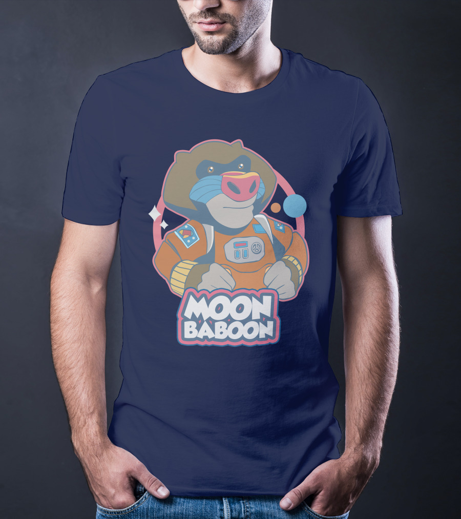 Moon Baboon It Takes Two Space Adventure T-Shirt