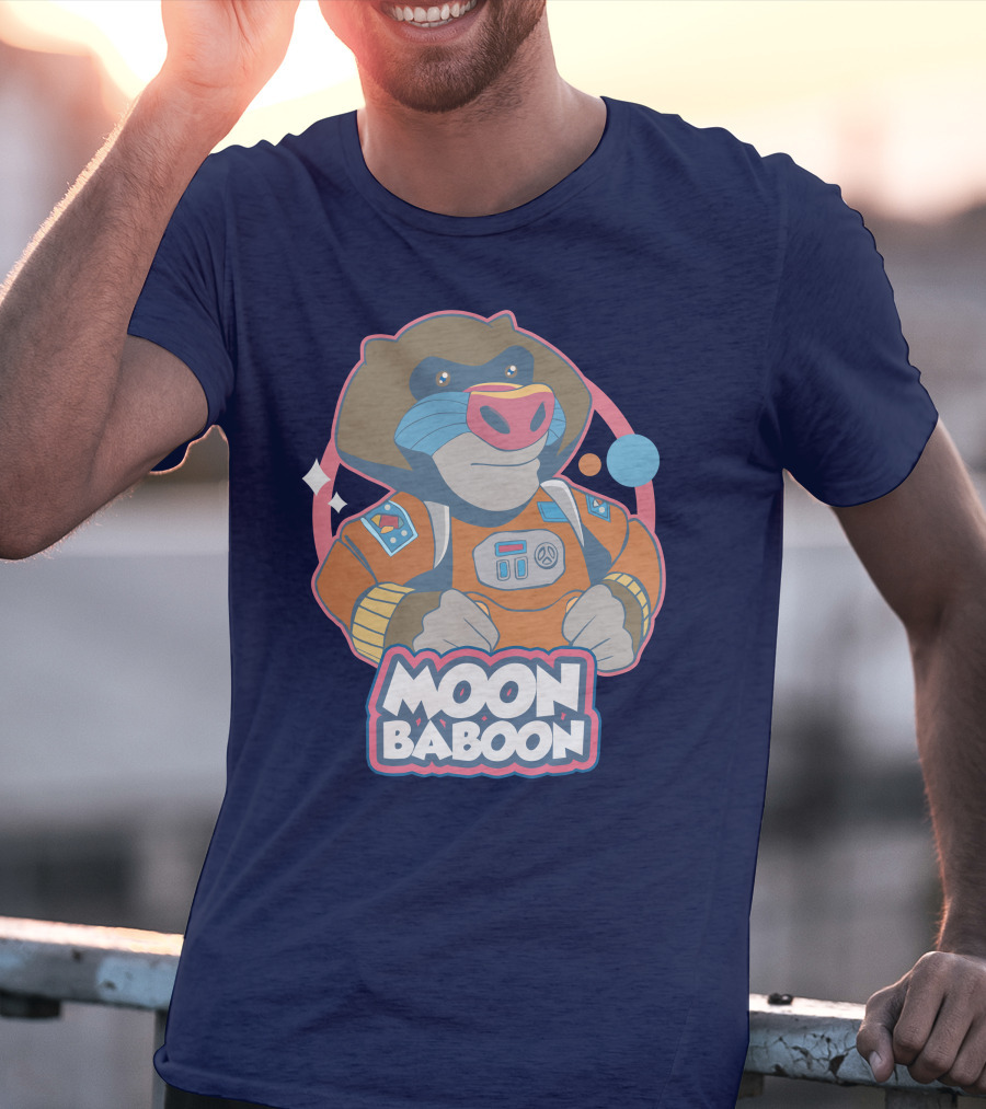 Moon Baboon It Takes Two Space Adventure T-Shirt