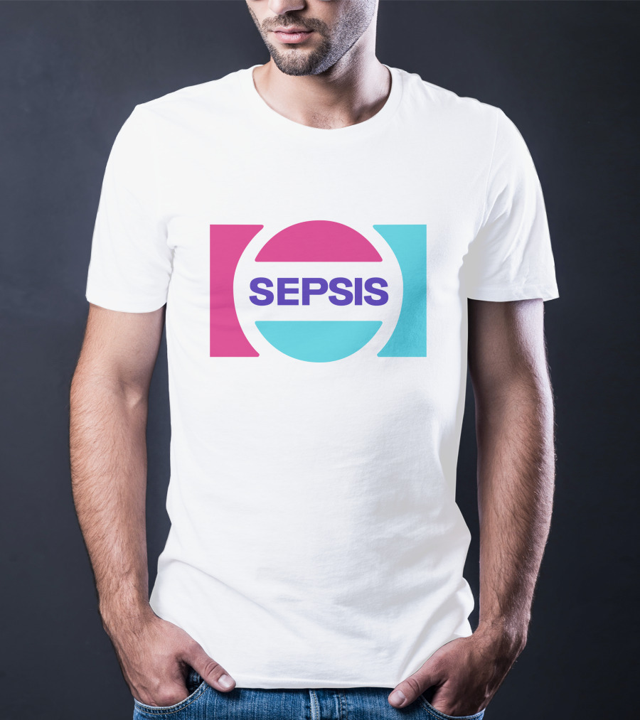Pander Store Mechazawa Sepsis Logo Circular Colorful T-Shirt