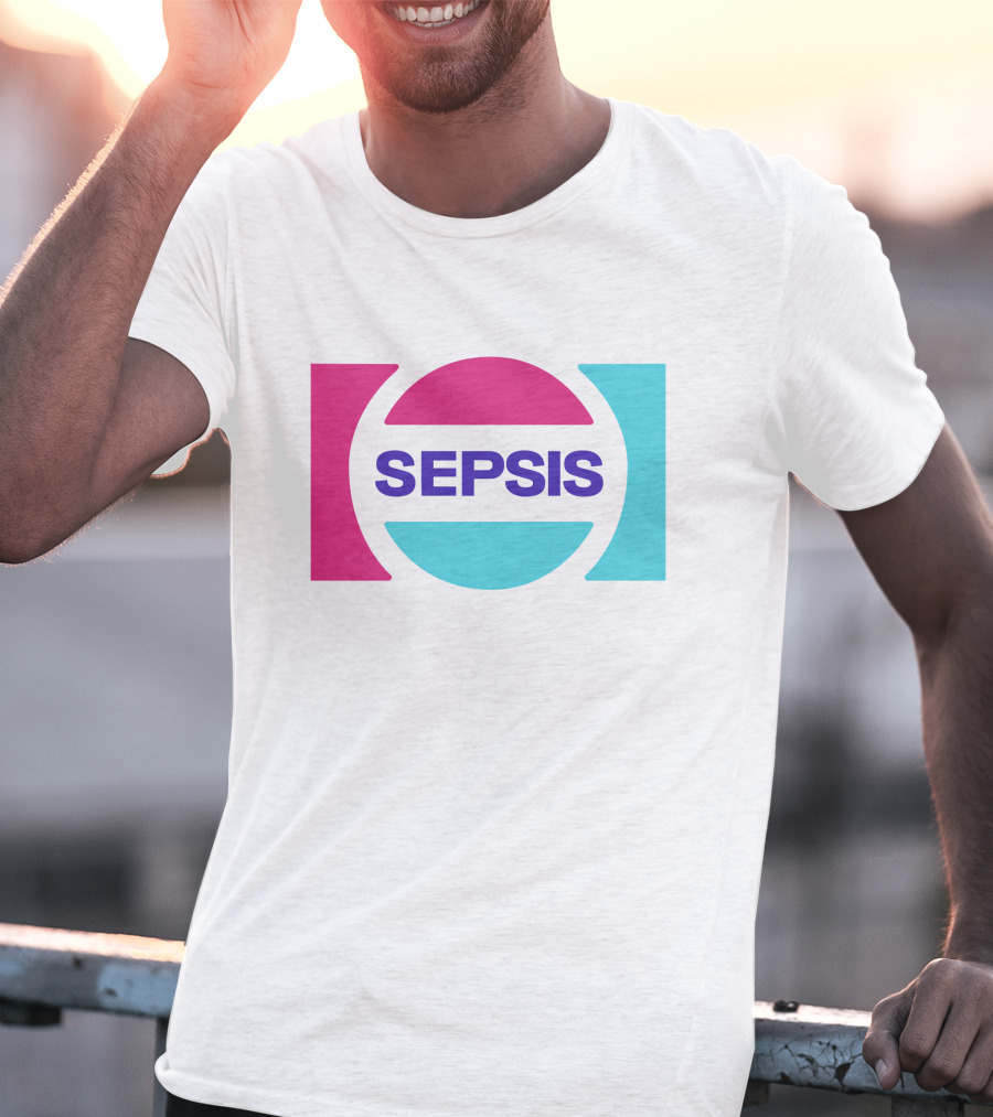 Pander Store Mechazawa Sepsis Logo Circular Colorful T-Shirt