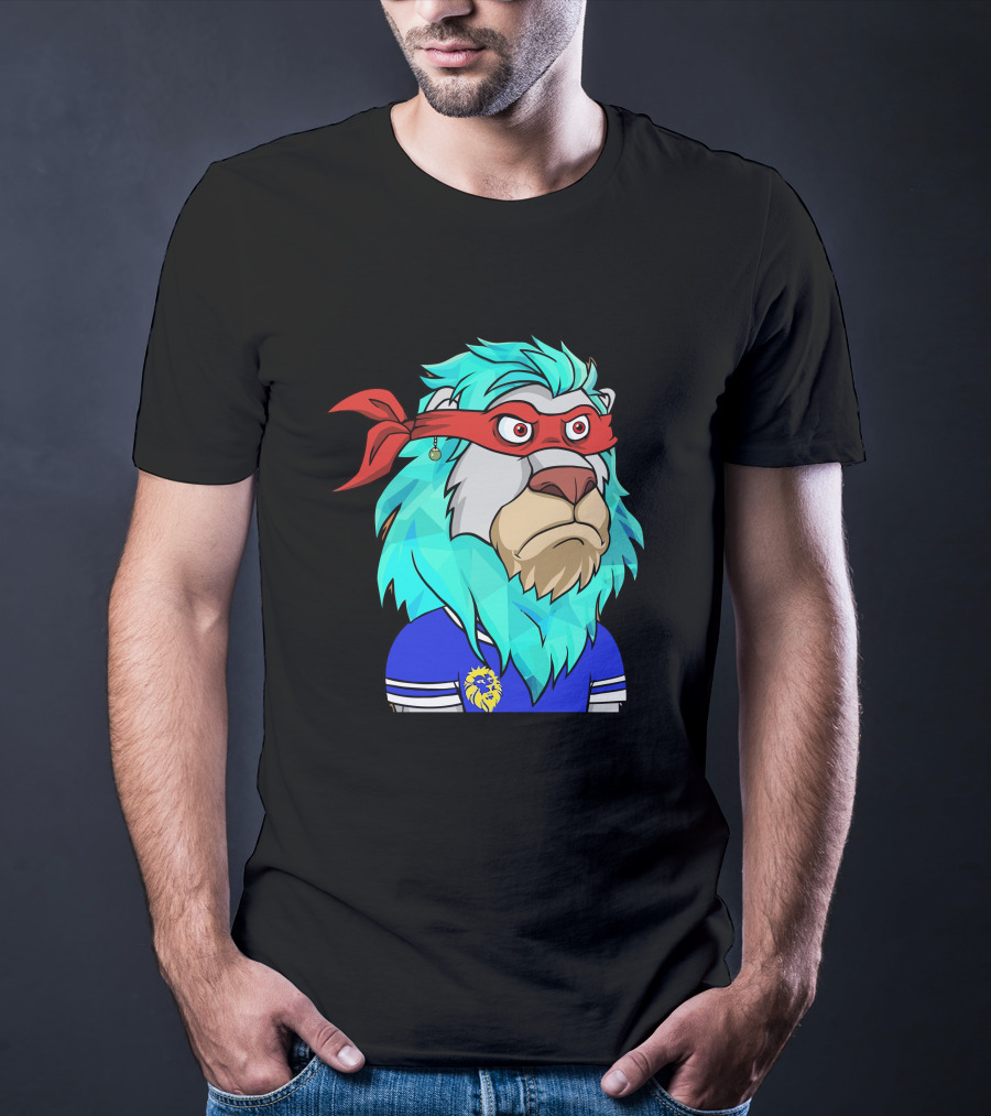 Chris Maddern 6621 Lazy Lions Ninja Opensea Bungalows T-Shirt