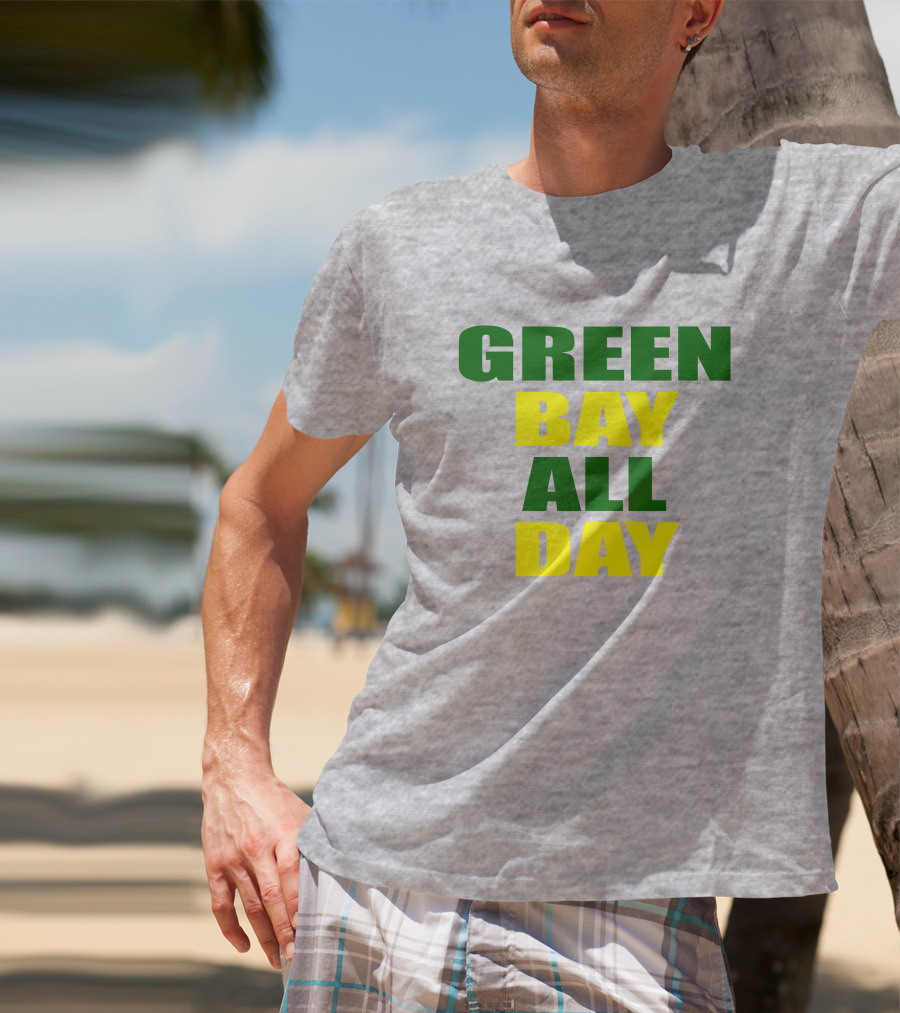 Green Bay All Day Packers Fan Edition Sam 2 Point Oh T-Shirt