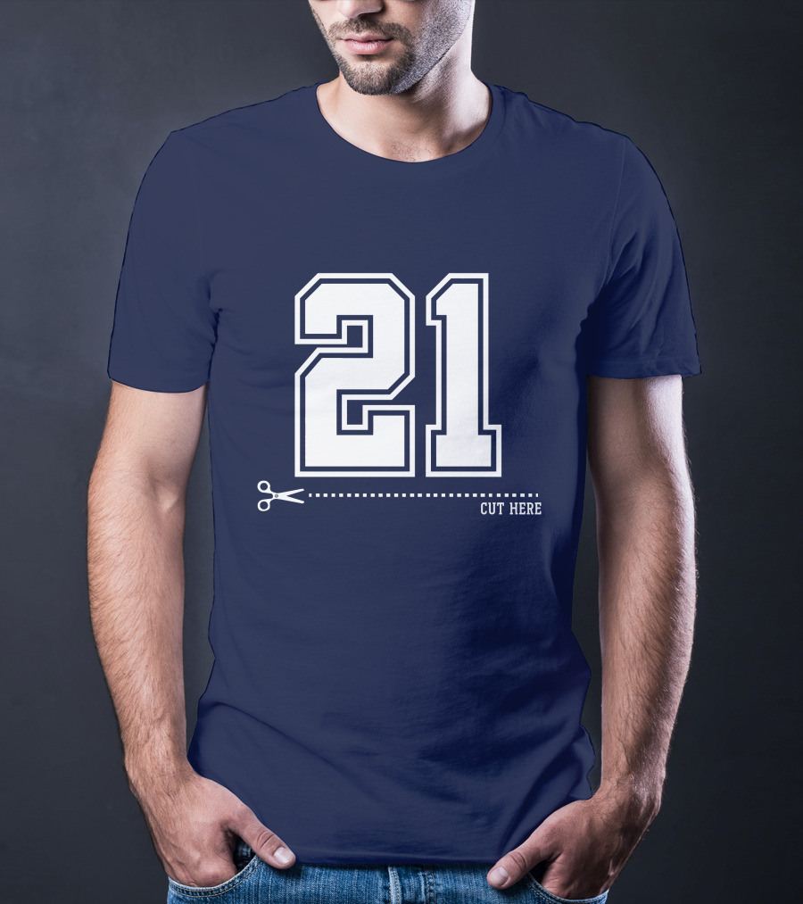 Cowboys Nation Twisted Gorilla 21 Cut Here T-Shirt