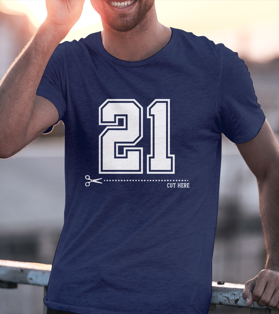 Cowboys Nation Twisted Gorilla 21 Cut Here T-Shirt