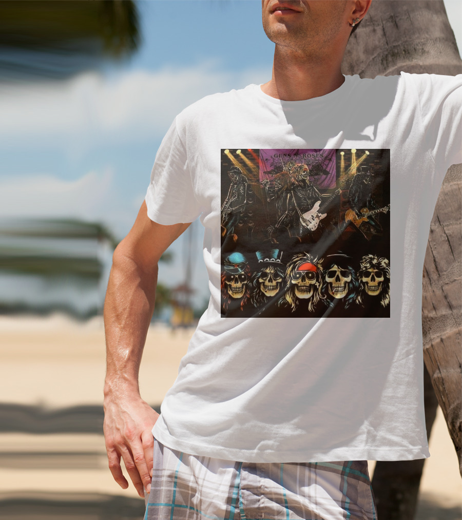 Guns N' Roses Live Skull Band T-Shirt