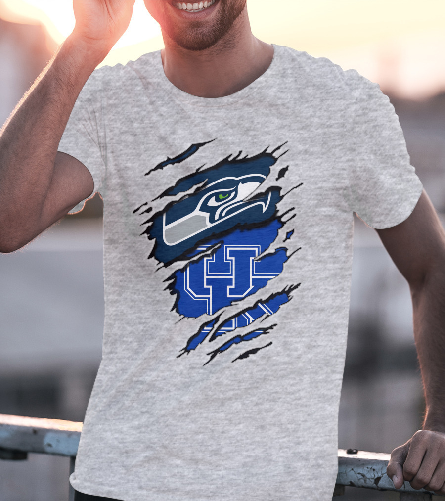 Seahawks UK Logo Fusion T-Shirt