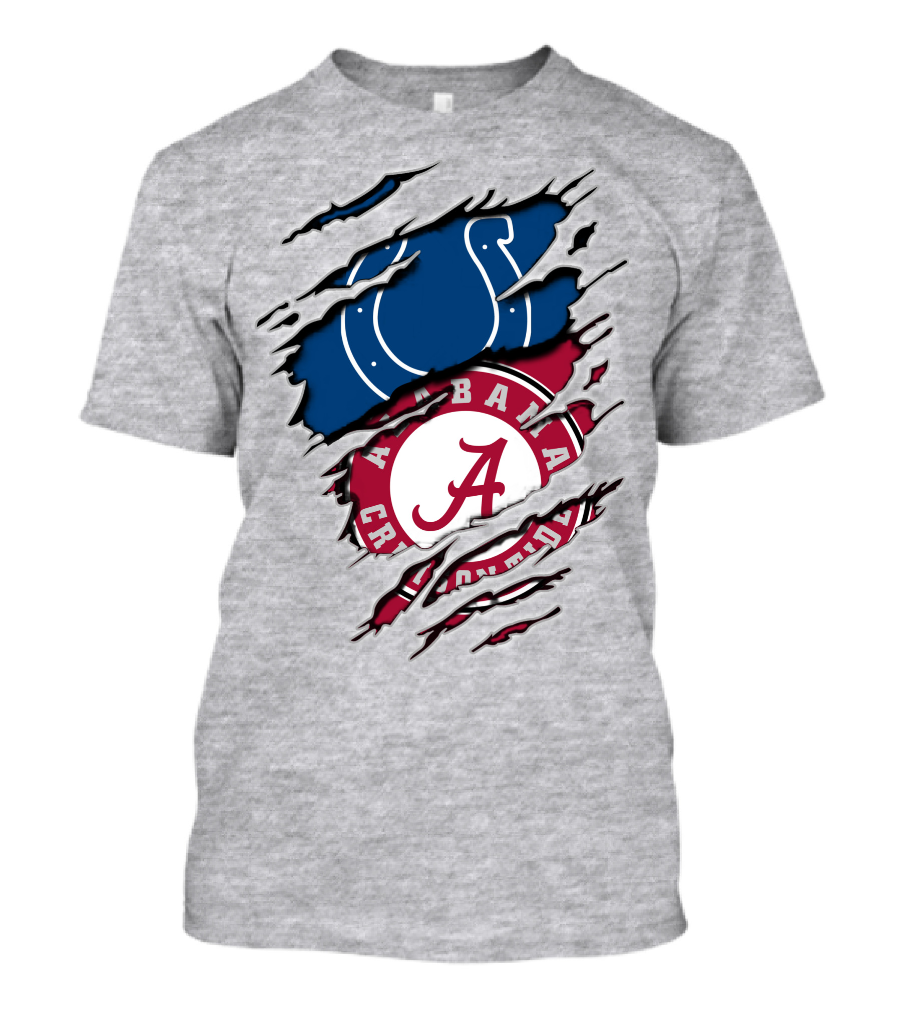 Indianapolis Colts Alabama Crimson Tide Collaboration Fan Gear T-Shirt