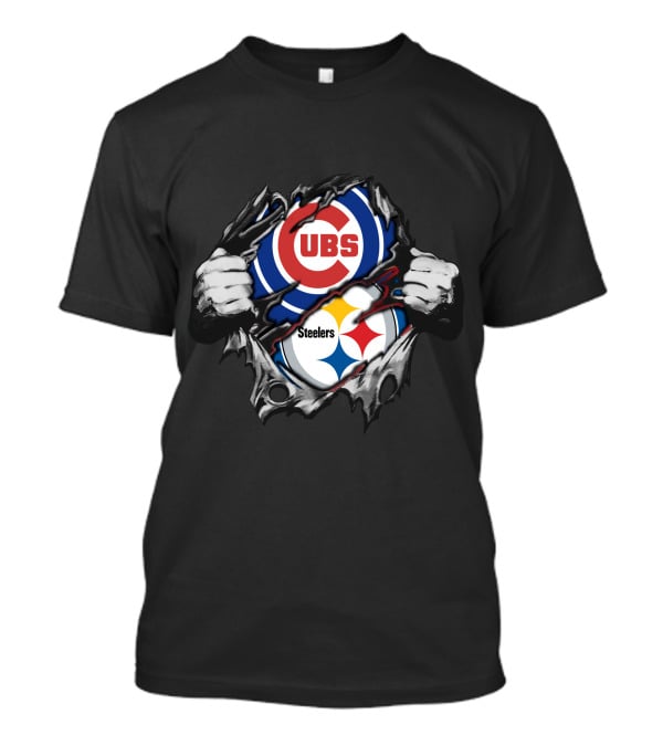 Steelers Cubs Ripped Reveal T-Shirt
