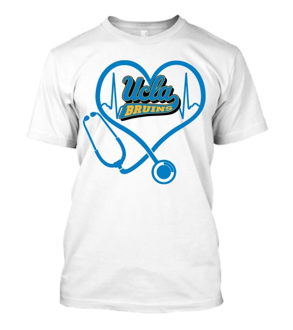 Ucla Bruins Nurse Heartbeat Stethoscope T-Shirt
