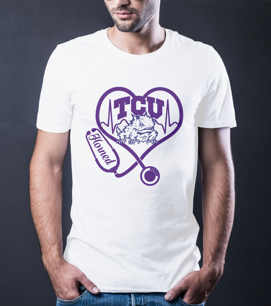 TCU Horned Frogs Nurse Heartbeat Love T-Shirt