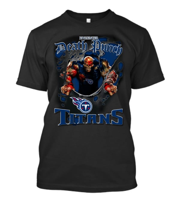 Five Finger Death Punch Nfl Tennessee Titans Grim Reaper T-Shirt