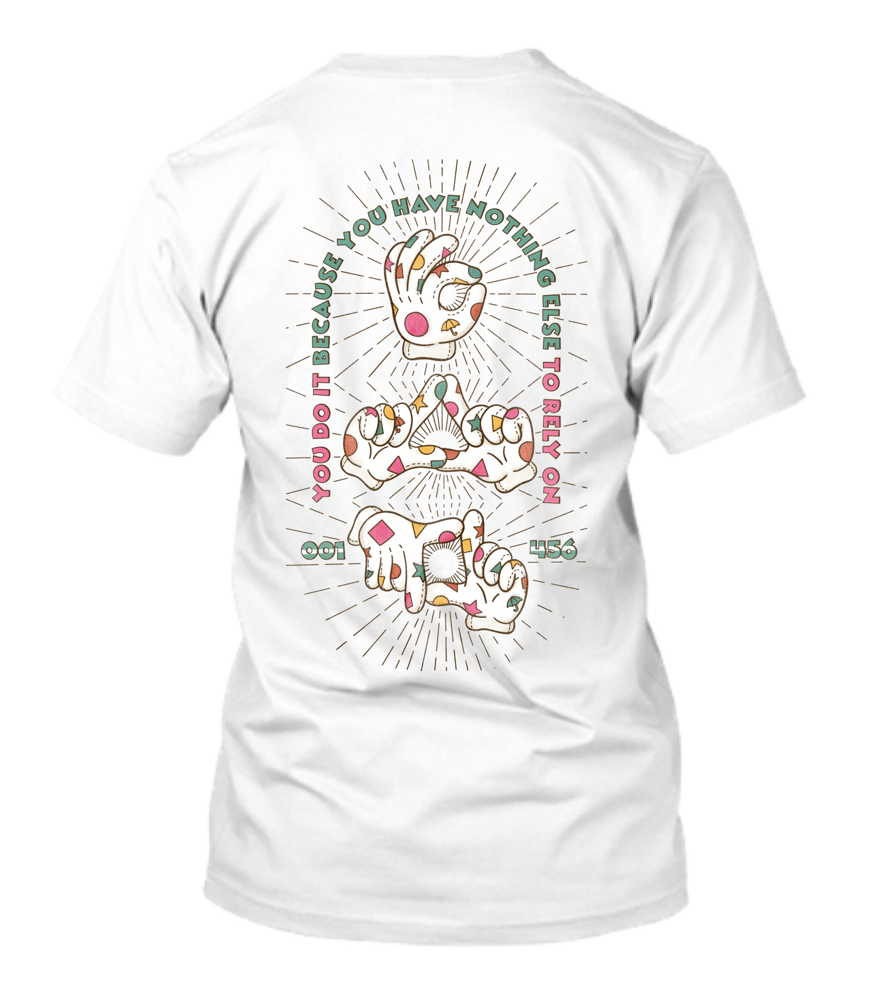 Squid Game Cartoon You Do It Because You Have Nothing Else To Rely On 001 456 T-Shirt