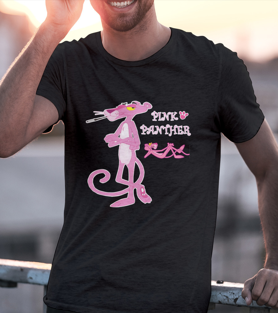 Pink Panther Classic Style Lined T-Shirt