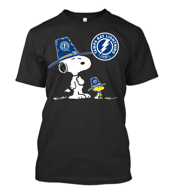Tampa Bay Lightning Snoopy Hockey Club T-Shirt