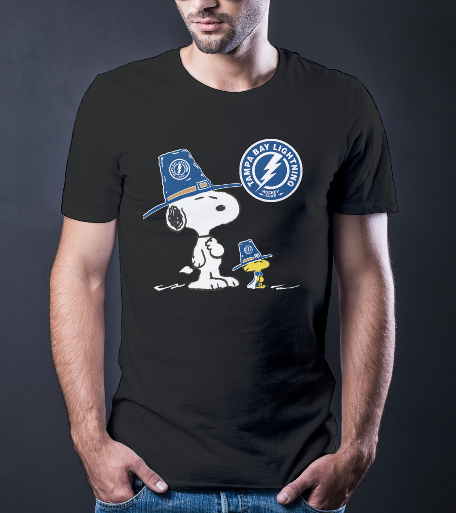 Tampa Bay Lightning Snoopy Hockey Club T-Shirt