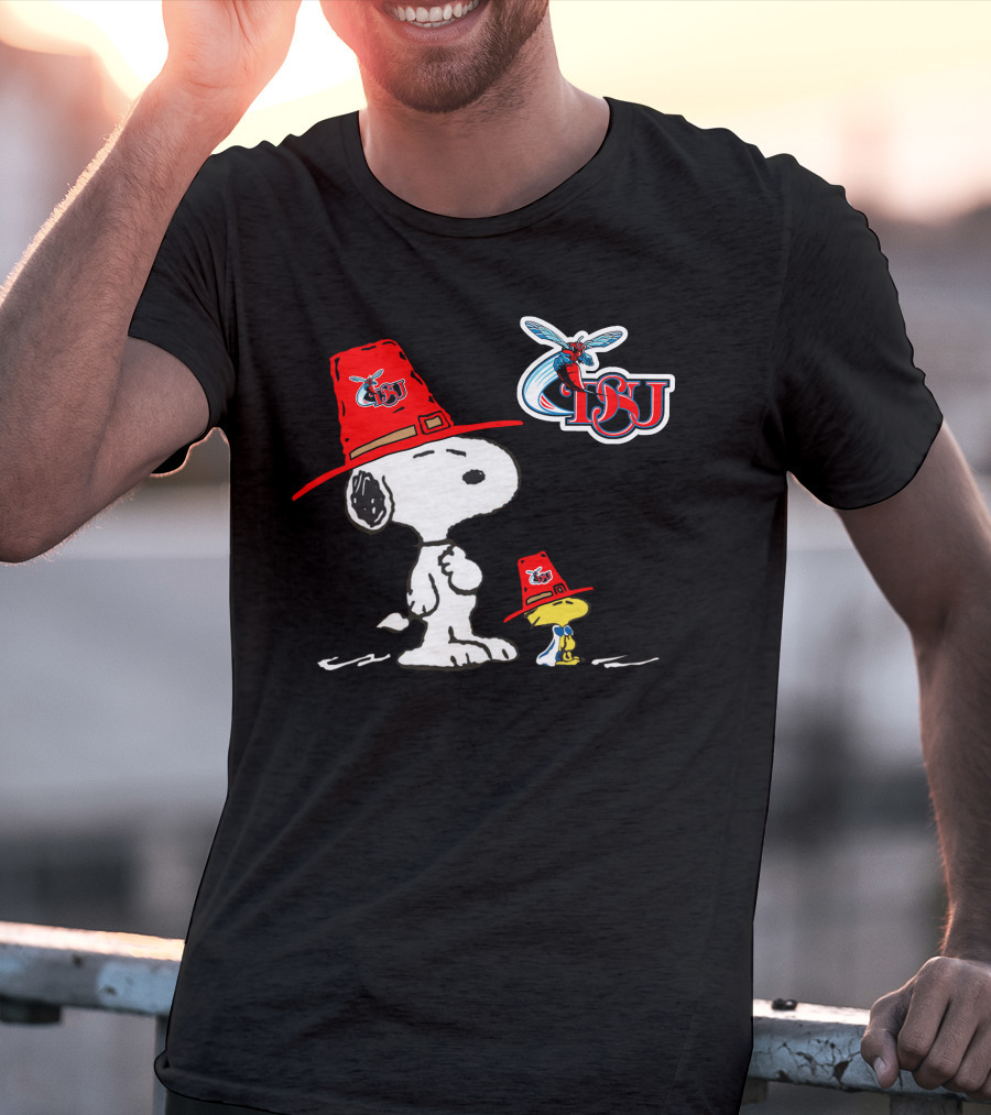 Delaware State DSU Snoopy Woodstock Hornets T-Shirt