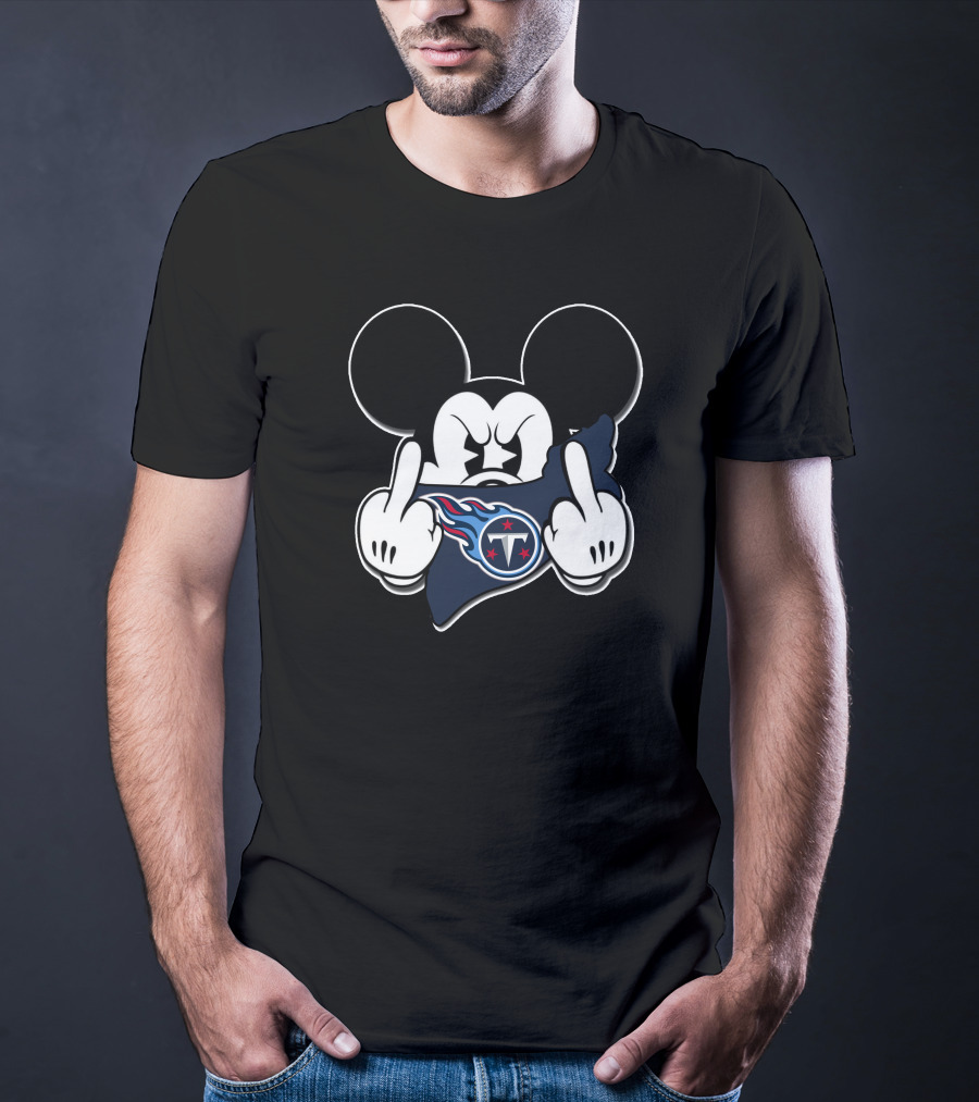 Mickey Mouse Tennessee Titans Crossover T-Shirt