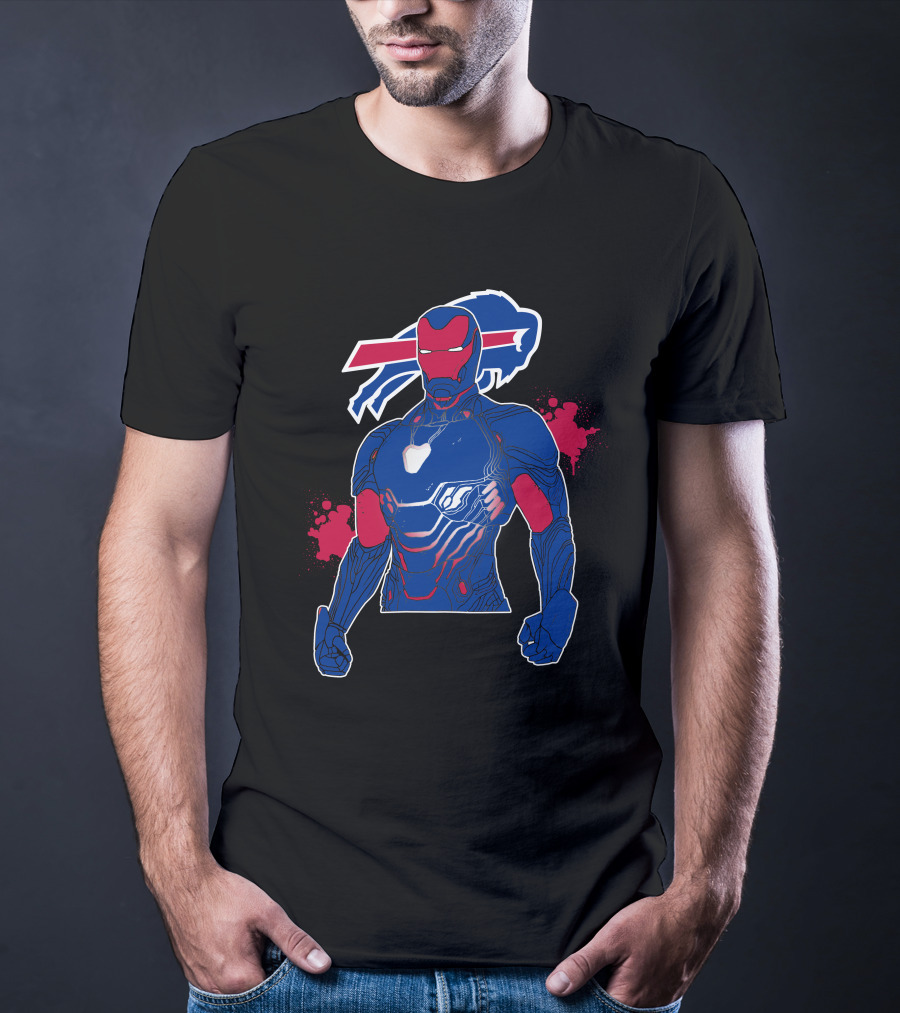 Iron Man Buffalo Bills Mashup T-Shirt