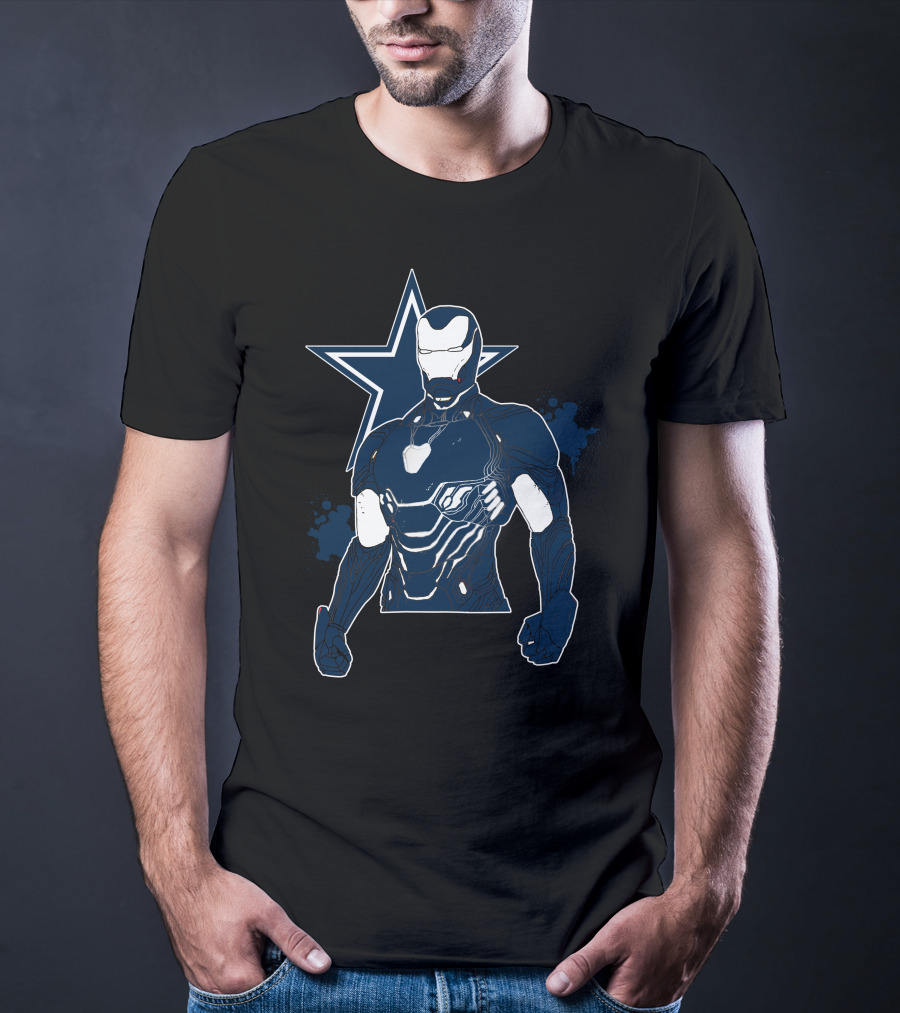 Dallas Cowboys Iron Man Fusion T-Shirt