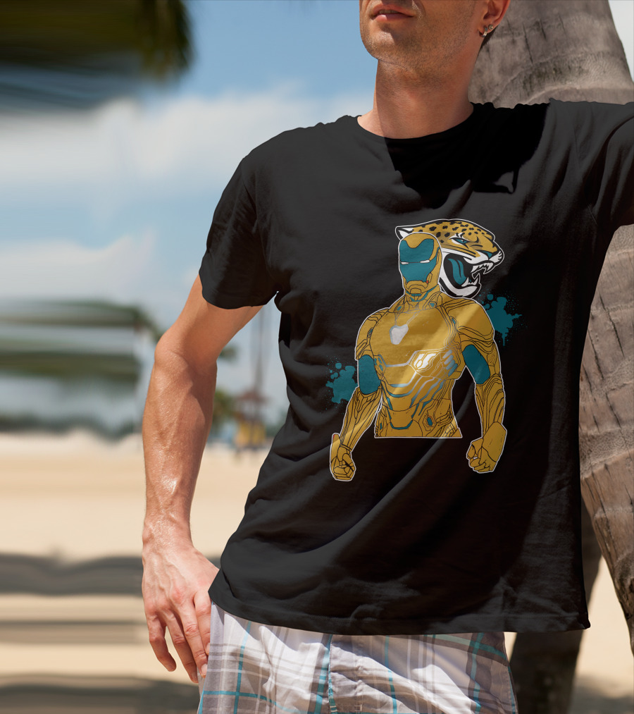 Iron Man Jaguars Crossover T-Shirt