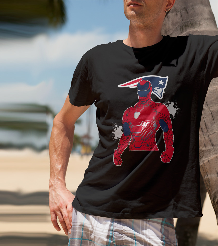 Iron Man Patriots Crossover Fusion T-Shirt