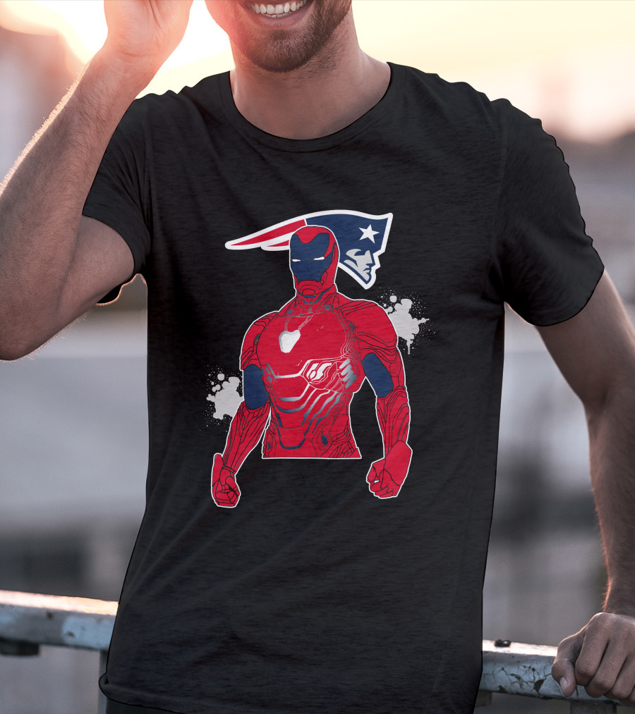 Iron Man Patriots Crossover Fusion T-Shirt