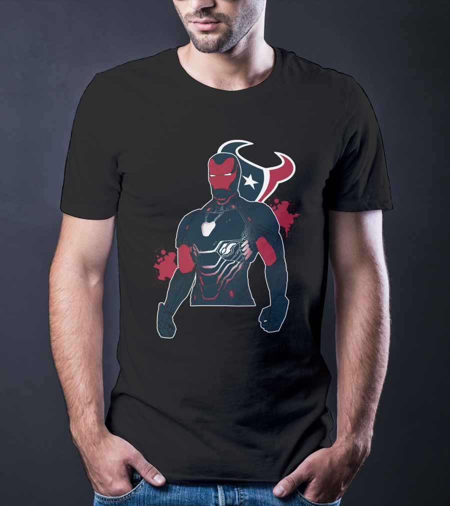 Iron Man Texans Mashup T-Shirt