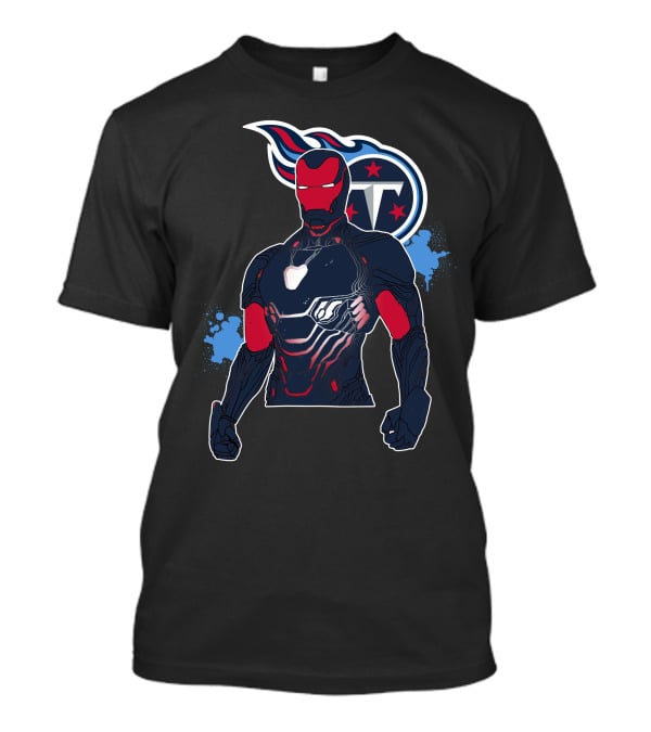 Iron Man Tennessee Titans Crossover T-Shirt