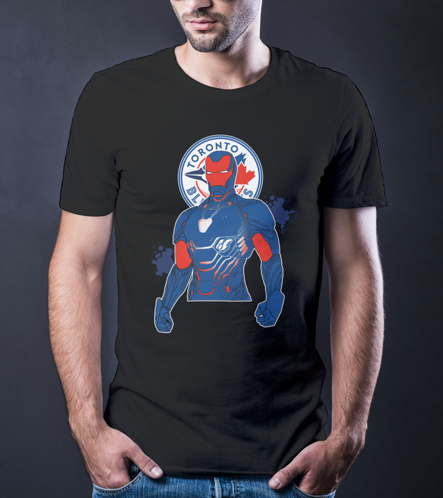 Iron Man Toronto Blue Jays Mashup T-Shirt