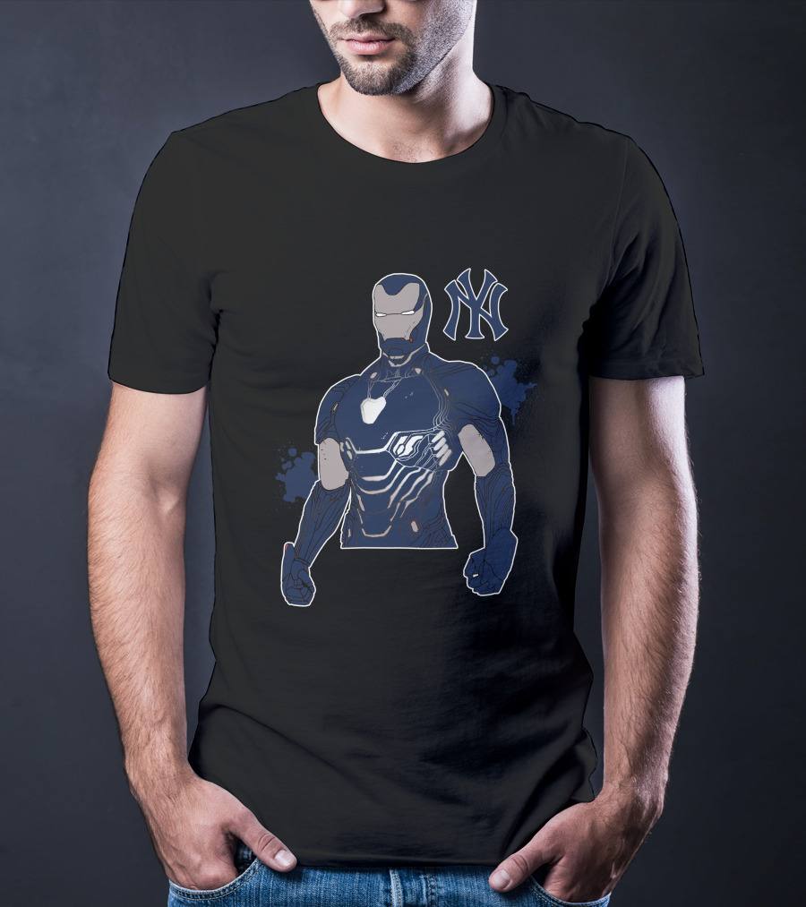 Iron Man Yankees Crossover T-Shirt