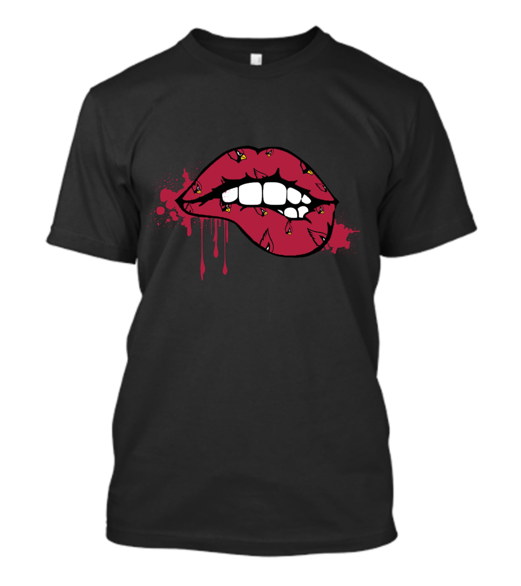 Dripping Lips With Cardinals T-Shirt