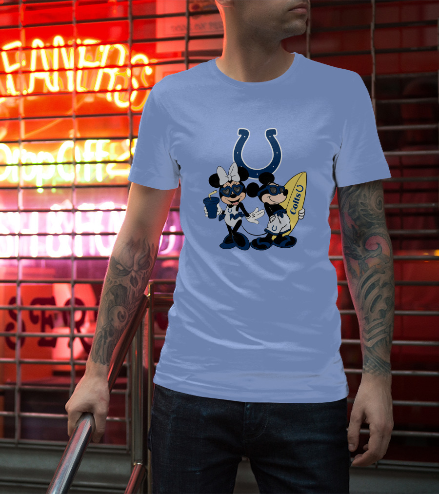Colts Mickey Happy Vacation Colts U T-Shirt