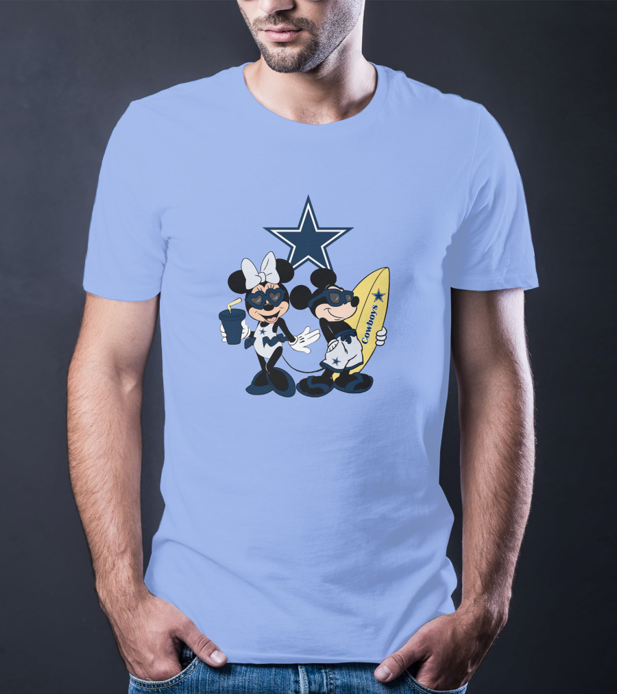 Cowboys Mickey Vacation Star Surfing T-Shirt