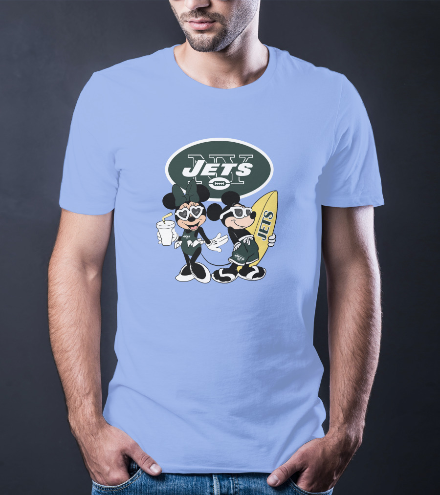 Jets Mickey Surfing Vacation Adventure T-Shirt