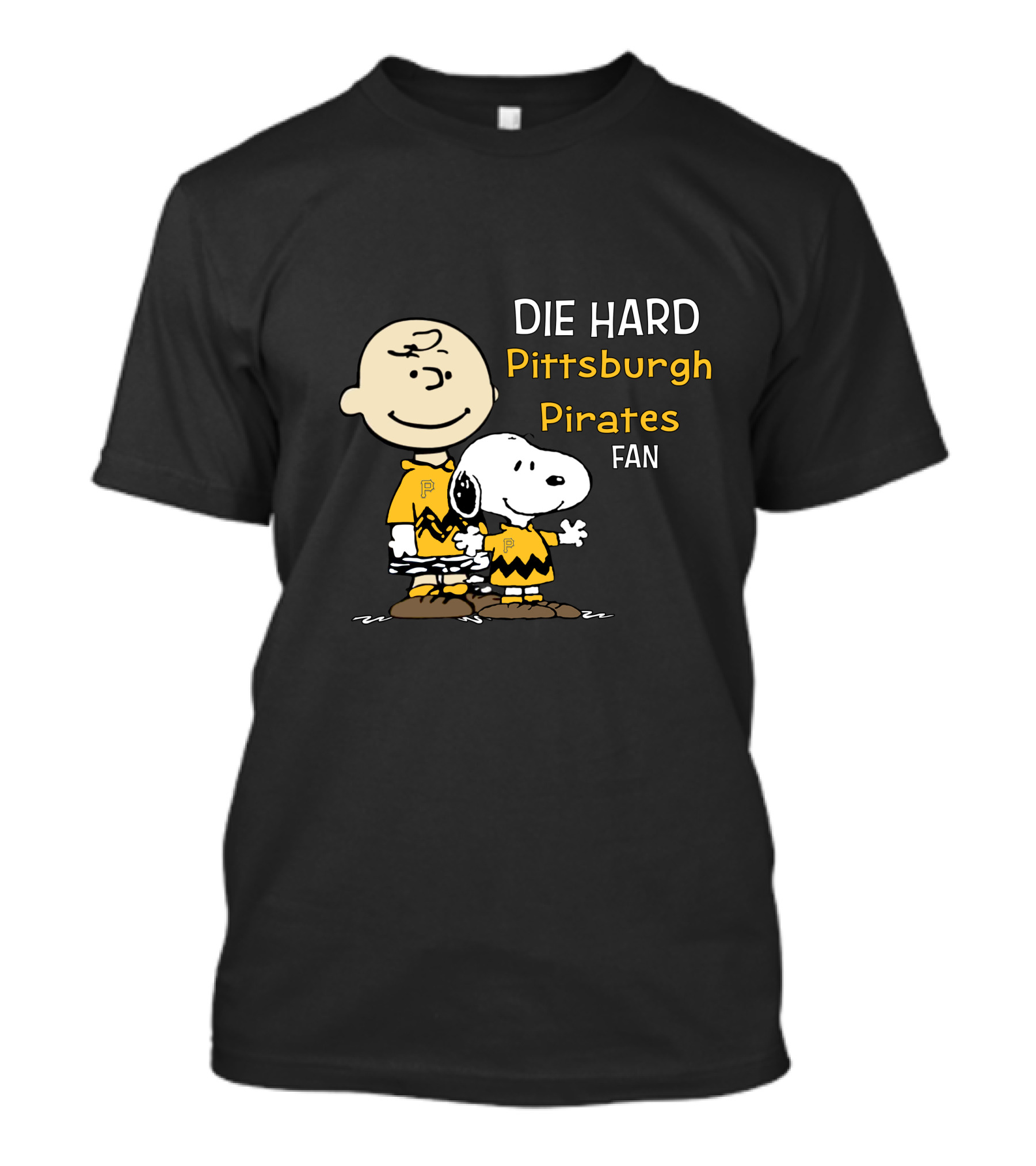 Die Hard Pittsburgh Pirates Fan Snoopy And Charlie Brown T-Shirt