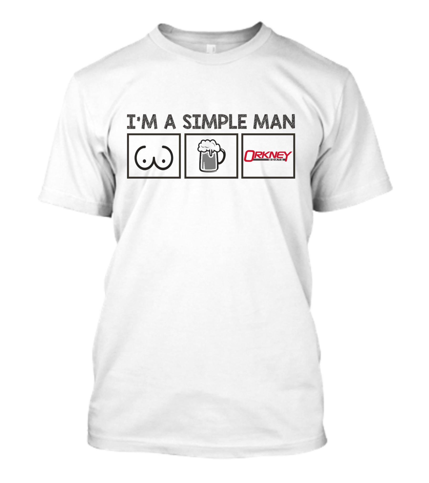 I'm A Simple Man Orkney Beer Humor T-Shirt