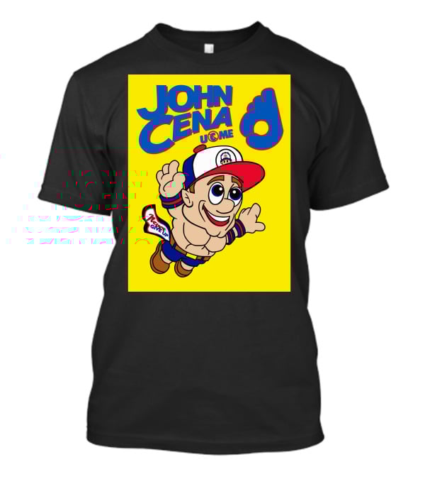 John Cena Never Give Up U C ME Mario T-Shirt