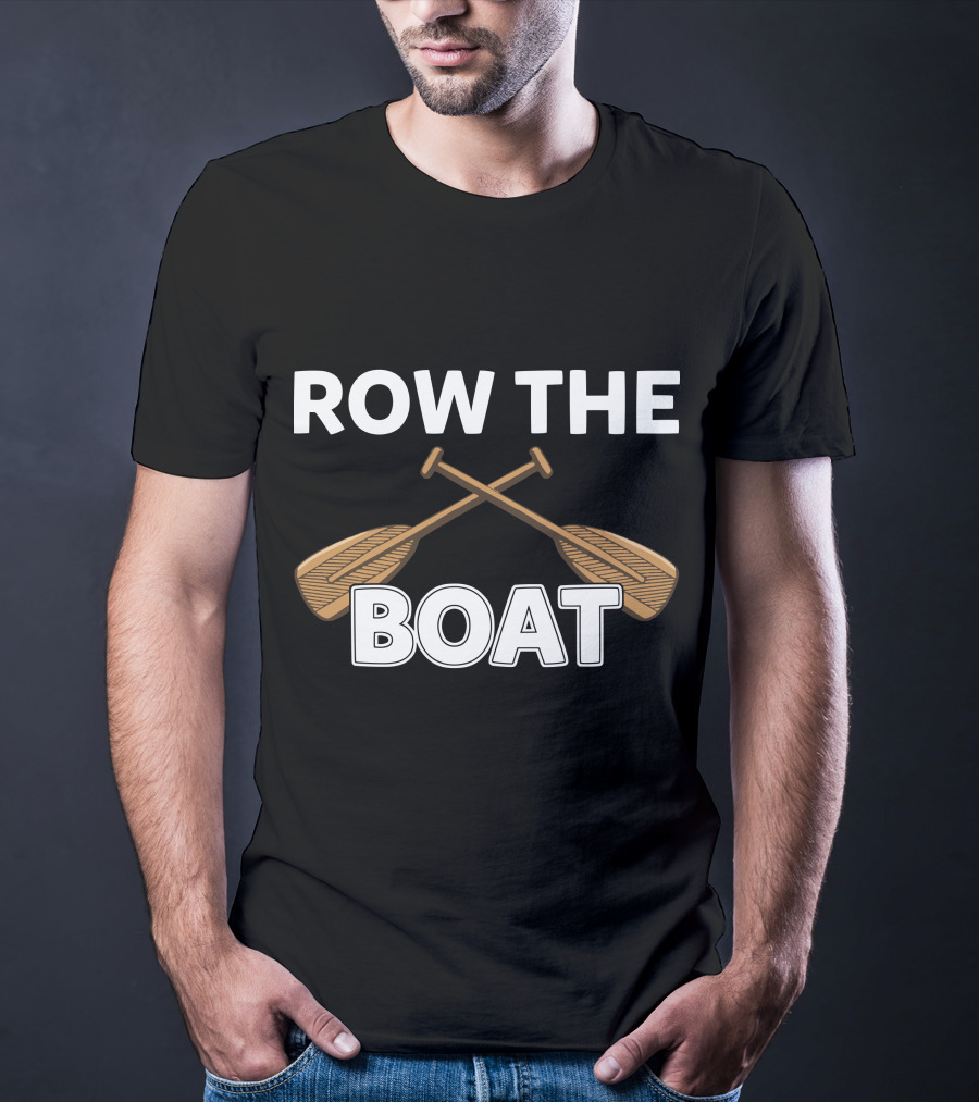 Row The Boat Oars Crossing Western Michigan Football T-Shirt