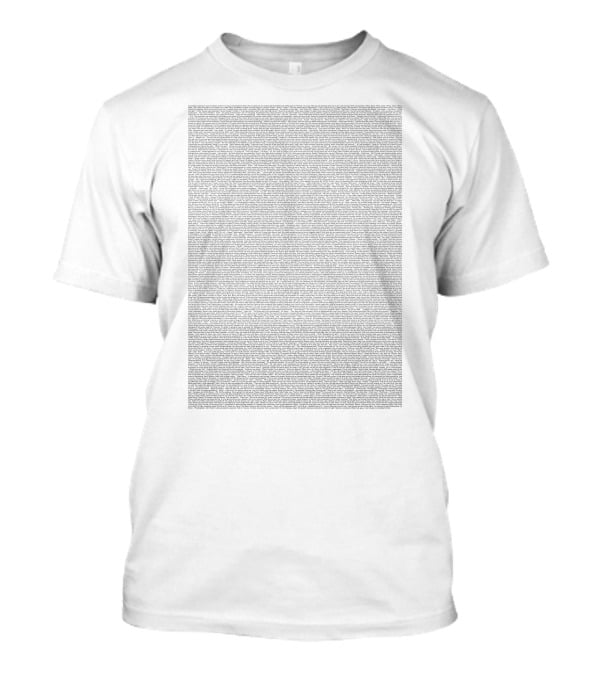 Bee Movie Script Full Bee Movie Quotes Text T-Shirt