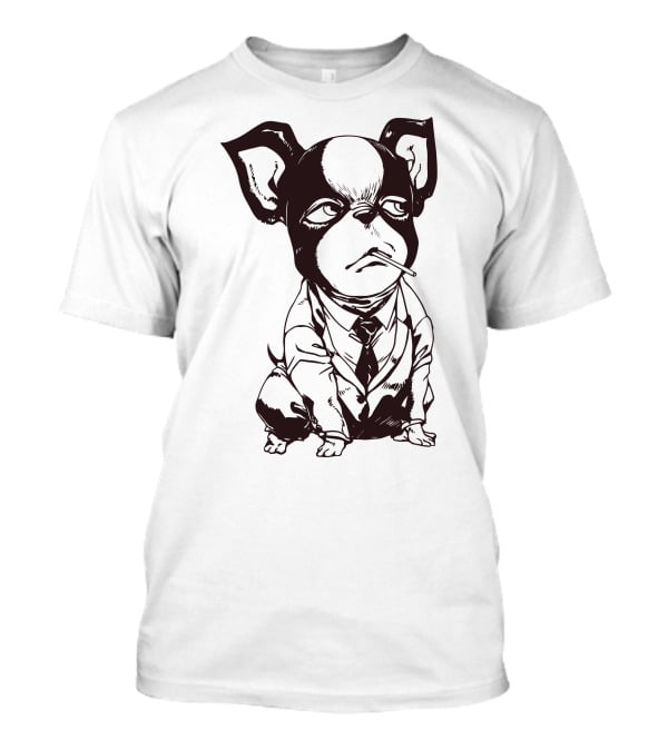 Iggy Jojo Bizarre Adventure Manga Character Dog In Suit T-Shirt